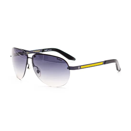 Óculos de Sol Fashion Baqzi 2043 C1 Tam. 66-10-130 - Preto/Azul
