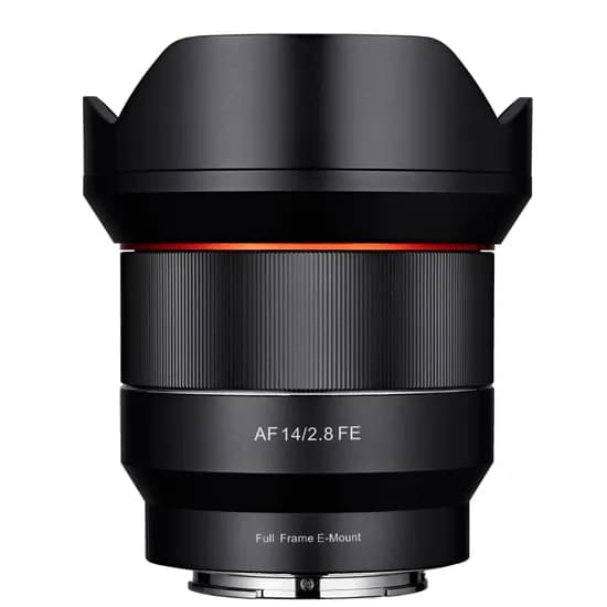 Lente Samyang Sony Af 14MM F/2.8 e FF Prime