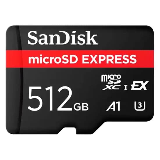 Cartão de Memória Micro SD Sandisk Express 512GB 880MBS - SDSQXFN-512G-GN4NN