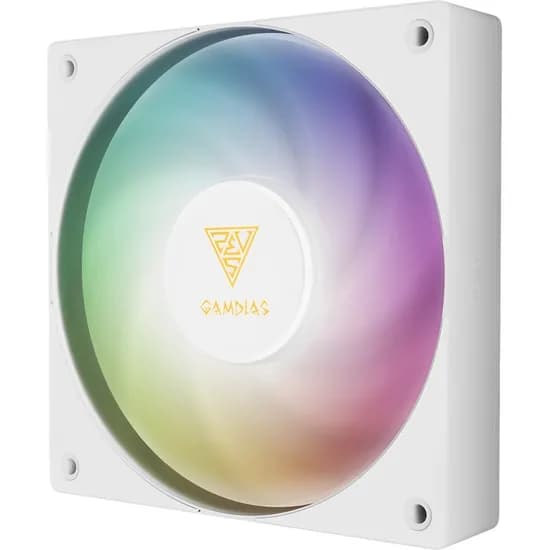 Cooler Gamdias Notus M1-1201 Argb para Gabinete - Branco (1 Ano de Garantia No Brasil)