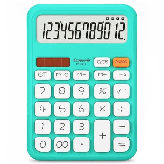 Calculadora Ecopower EP-C311 - Turquesa