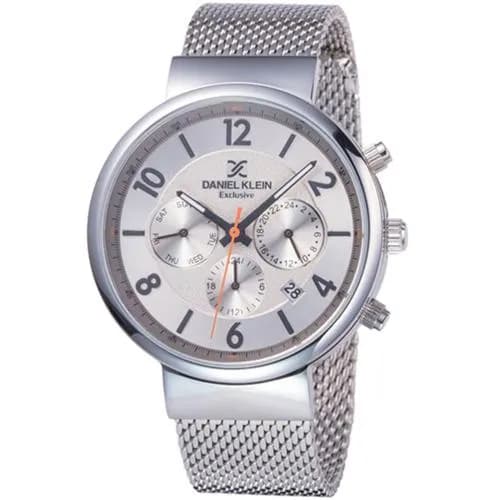 Relógio Analógico Daniel Klein Exclusive DK11871-4 Masculino, Metal - Prata
