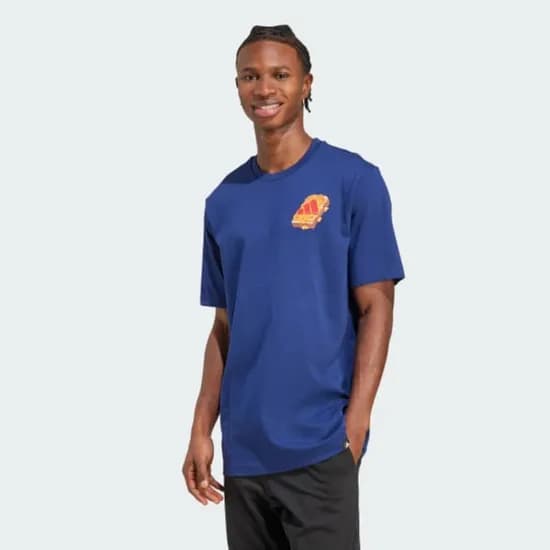 Remera Adidas Food Peanut Butter Azul