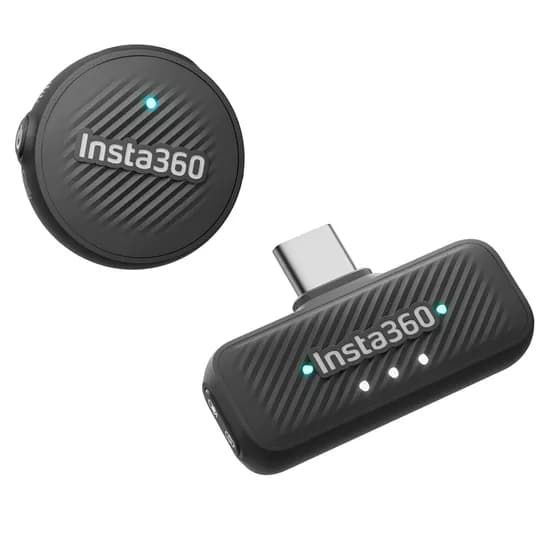 Microfone INSTA360 Mic Air (1 TX + 1 RX) Cinsabwb