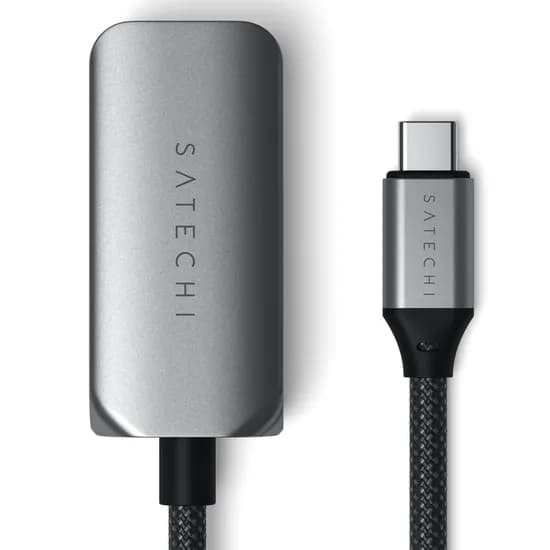 Adaptador USB-C 2.5 Gigabit Ethernet Satechi ST-AE25M - Cinza Espacial