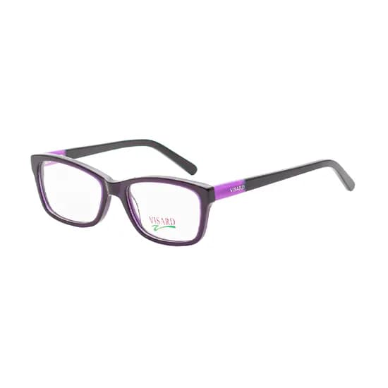 Armação para Óculos de Grau Visard A0123 C10 Tam. 53-18-135MM - Preto/Roxo