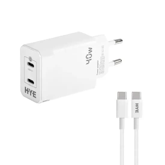 Carregador Hye HYEC121C / Fonte + Cabo USB-C