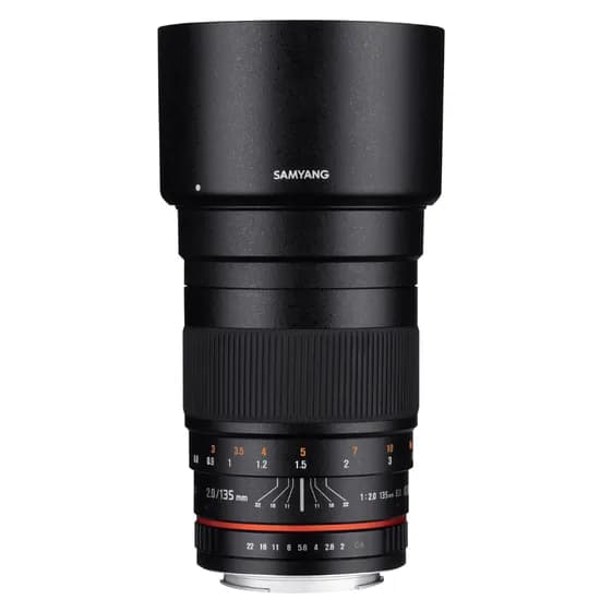 Lente Samyang Canon MF DSLR 135MM F/2.0 Ef FF