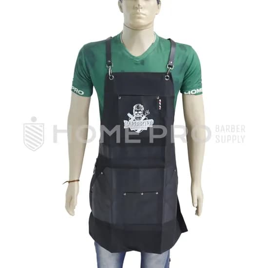 Avental de Barbeiro Em Jeans Preto 3711