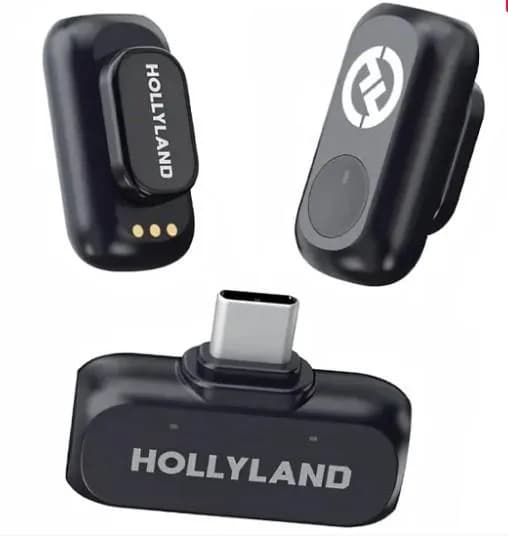 Microfone Hollyland Lark A1 Mini Duo USB-C Preto