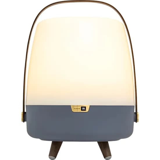 Luminária LED com Speaker JBL Kooduu Lite-Up Play Bluetooth - Azul Oceano