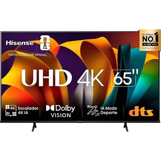 Smart TV LED 65" Hisense 65A6NV Vidaa 4K HDMI/BT/Wifi
