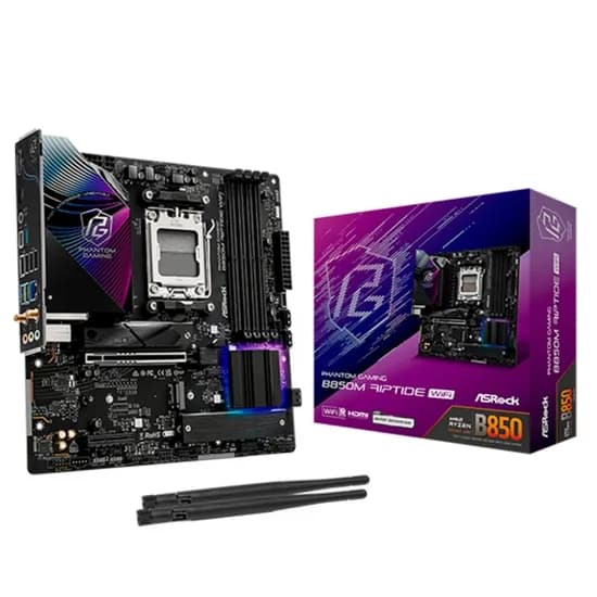 MB AM5 Asrock B850M Riptide Wifi DDR5/HDMI/DP
