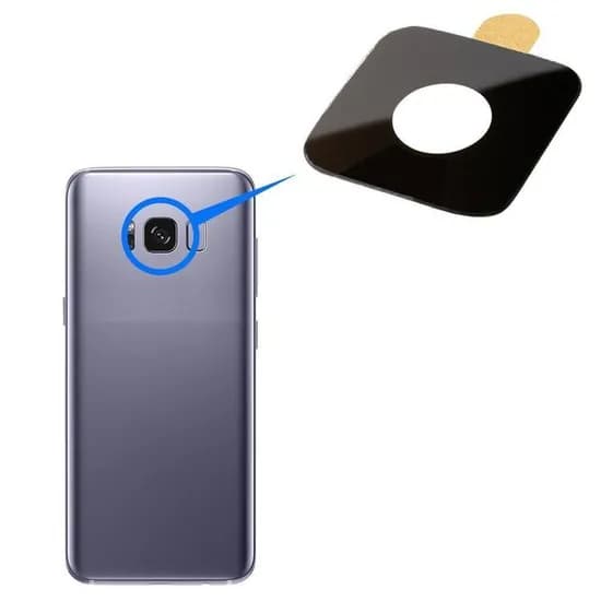 Lente Camara Samsung S8 Cinza(Completo)