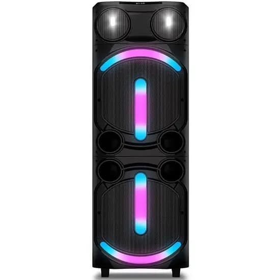 Caixa de Som Philips Party Speaker 5000 Series TAX5708/77 2 de 12" 400 Watts com Bluetooth/USB/FM - Preto
