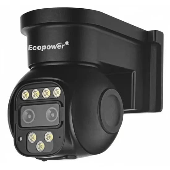 Câmera IP Ecopower EP-C082 4MP/10X Zoom/Wi-Fi - Preto