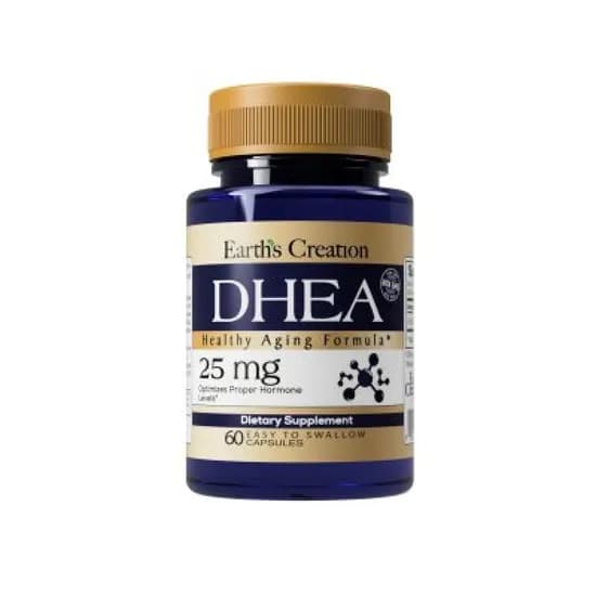 Earth's Creation Dhea 25MG com 60 Cápsulas