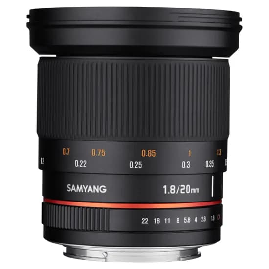 Lente Samyang Canon MF DSLR 20MM F/1.8 Ef FF