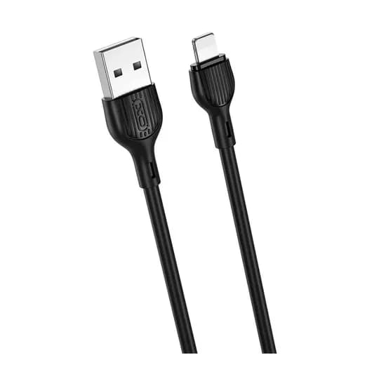 Cabo Xo NB200 Type-C/USB-A 2.1A/2M - Preto