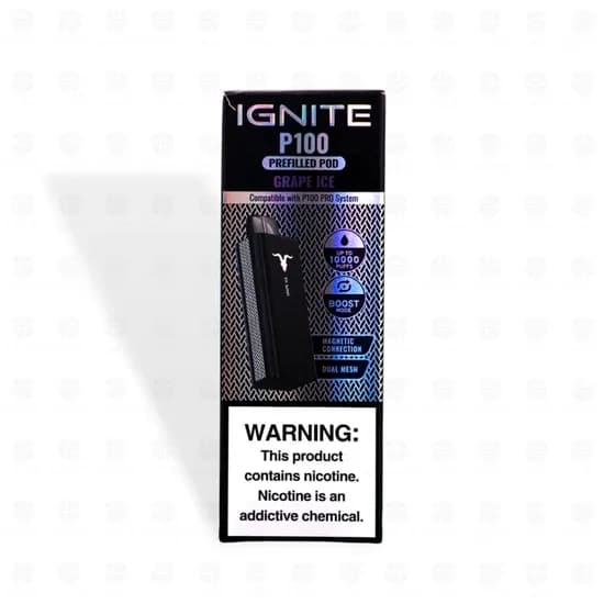 Pod Ignite P100 Kit Metal Gray Grape Ic