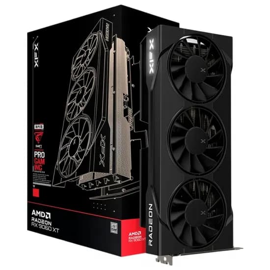 Placa de Vídeo RX9060XT 16GB XFX Swift Oc Gaming Edition 3FAN RX-96TS316B7 RX-96TS31
