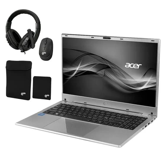 Notebook Acer Gadget Etbook Sep E10 - Intel Celeron N4020 1.1GHZ - 8/128GB SSD - 15.6" - com Kit - Prata