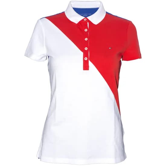 Camiseta Tommy Hilfiger Polo Feminina RM37678962-100 s Azul Marinho/Branco