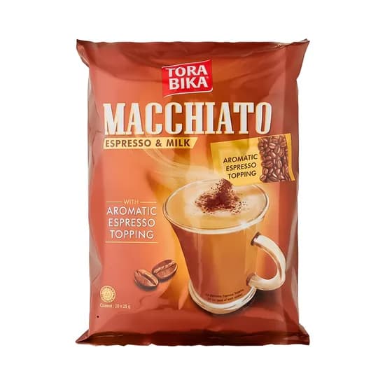 Café Torabika Macchiato Espresso & Milk - 20 Unidades de 25G