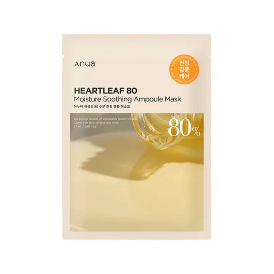 Anua Heartleaf 80 Moisture Soothing Ampoule Mask 27ML