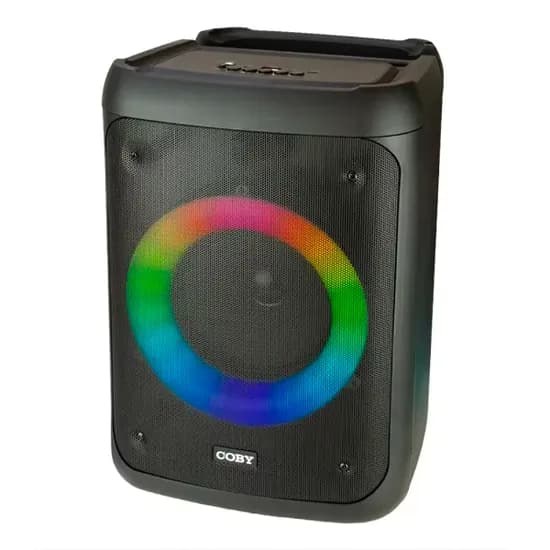 Caixa de Som Coby CY3344-6.5IN-10W-CL / 10W / Bluetooth / FM / USB / SD / com Microfone / 6.5" - Preto
