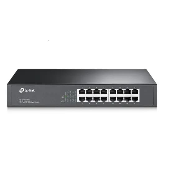 TP-Link Hub Switch 16P TL-SF1016DS 10/100MBPS Rackmount