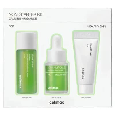 Celimax Noni The Real Stater Kit Calming+Radiance 3PCS