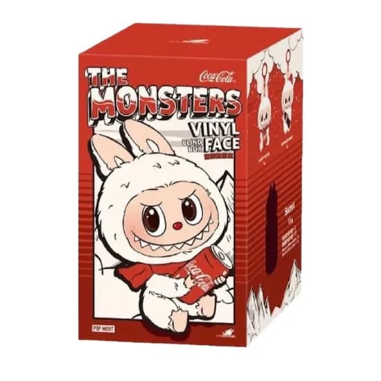 Pelucia Pop Mart Labubu The Monsters Coca Cola - (Caixa Feia)