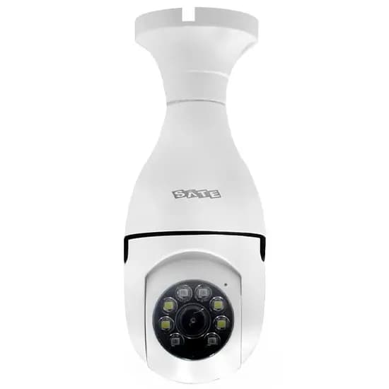 Câmera IP Satellite A-CAM003 com Wi-Fi - Branca