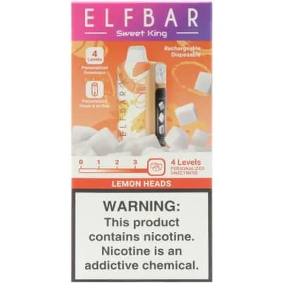 Vaper Descartavel Elfbar Sweet King Lemon Heads 40000 Puffs