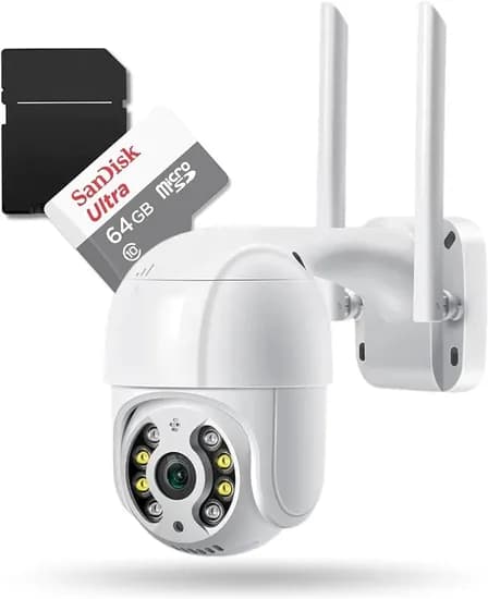Câmera de Segurança Externa IP Wifi com Cartão de Memória , Prova D'Água, IP66, A8, Infravermelh