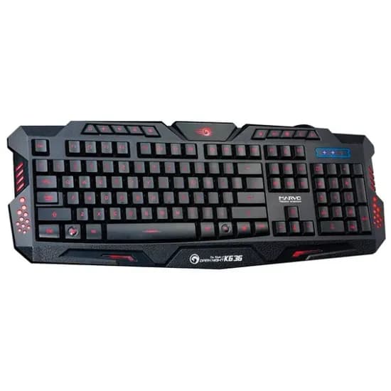 Teclado Gaming Marvo Scorpion K636 / USB / Inglês - Preto