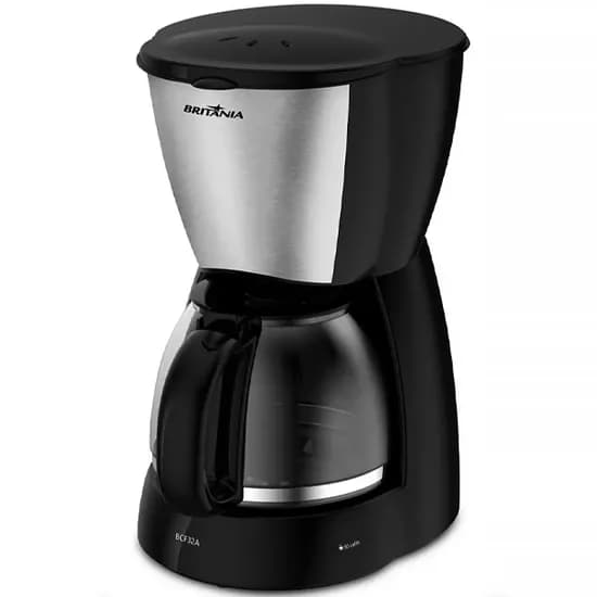 Cafeteira Britania BCF32A 800 Watts 220V ~ 50/60HZ - Preta/Prata