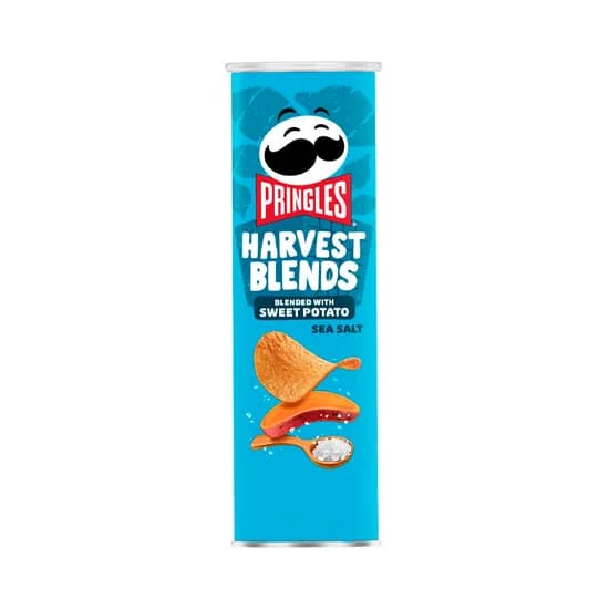 Papas Fritas Pringles Harvest Blends Sea Salt 158G