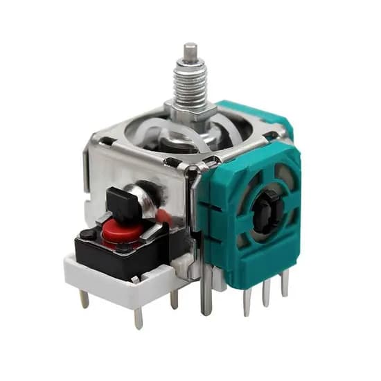 Botão Analogico Controle PS4/PS3 Branco