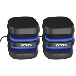 Caixa de Som Satellite AS-92008B Gaming RGB / Bluetooth / USB / Aux - Preto
