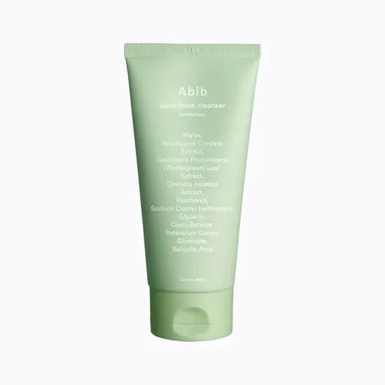 Abib Cosmeticos Acne Foam Cleanser Heartleaf Foam 150ML Plastico Verde