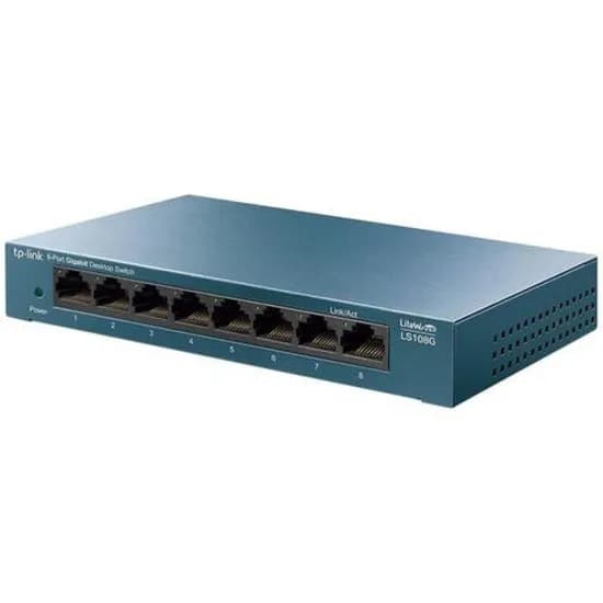 Hub 8 Portas TP-Link TL-LS108G 10/100/1000 Gigabit Ethernet