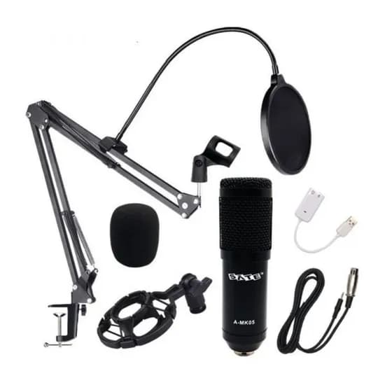 Microfone Satellite A-MK36 Profissional para Podcast