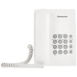 Telefone Panasonic KX-TS500LXW com Fio - Branco