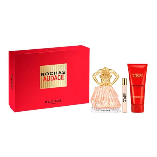 Rochas Audace Fem. Kit 90ML+Body Lotion+Miniatura