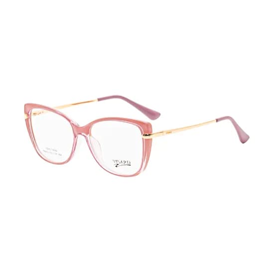 Armação para Óculos de Grau Visard 68203 C-4 Tam. 53-17-142MM - Dourado/Rosa