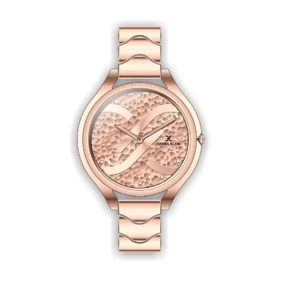 Relógio Analógico Feminino Daniel Klein Premium DK.1.12271-3 - Rosa Ouro