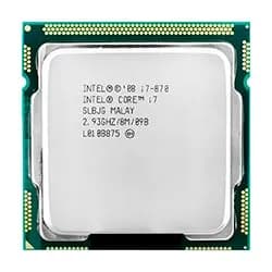 Processador Intel Core i7 870 Socket LGA 1156 / 2.93GHZ / 8MB - OEM