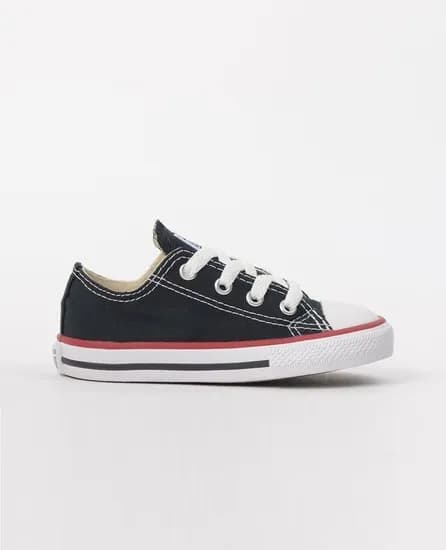 Calzado Converse Infantil Bebã‰ All Star Negro Ox CK00010007